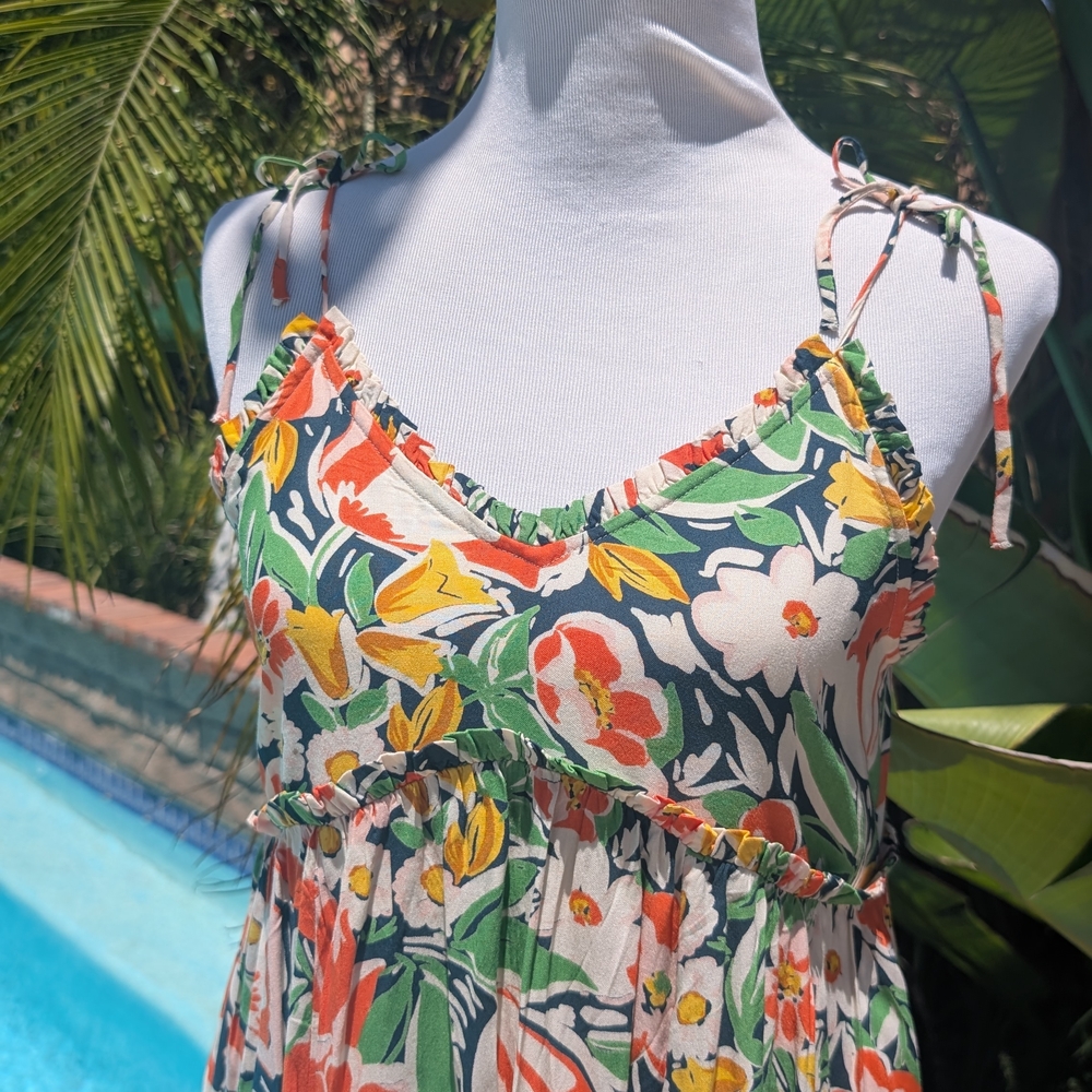 Malibu Floral Mini Dress - Multicolor - Picture 3 of 5